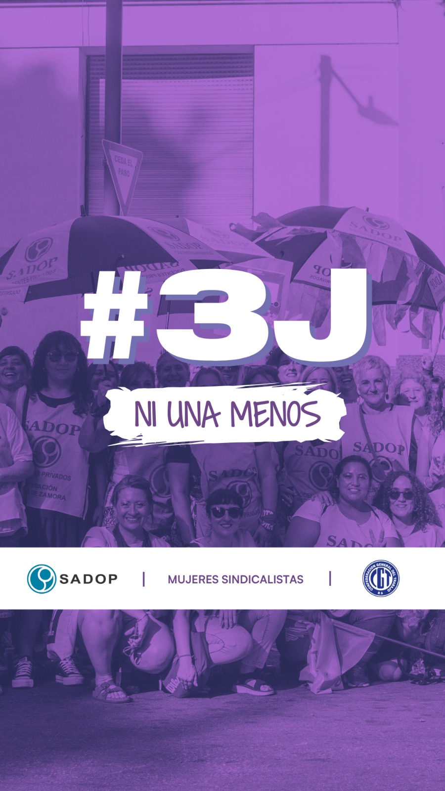 SADOP convoca a la movilización #NiUnaMenos post thumbnail image